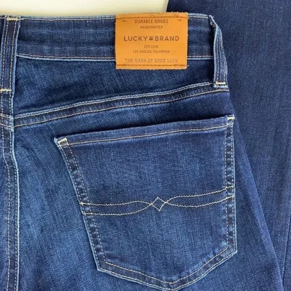 Lucky Brand Dark Wash Orta Premium Sweet Straight Ankle Jeans - Picture 10 of 10